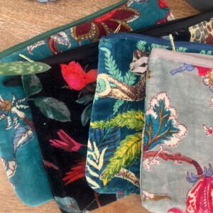 Velvet Clutch Purse